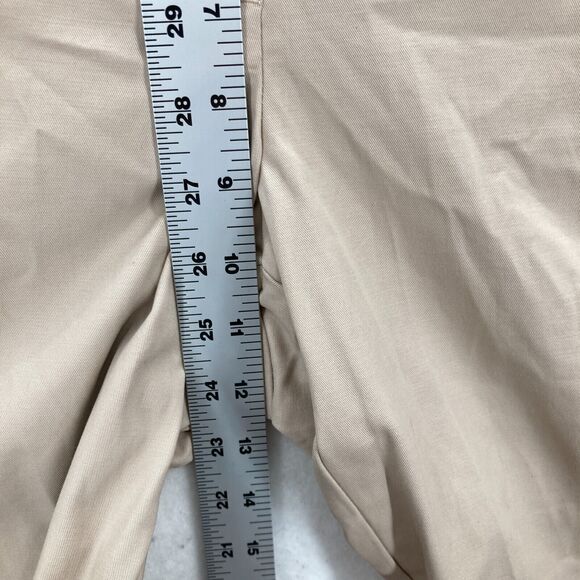 Ann Taylor Factory Ankle Pant Women's 8P Petite Brown Stretch Mid Rise Career - Picture 5 of 12